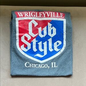 Gray Wrigleyville Cub Style by Gildan